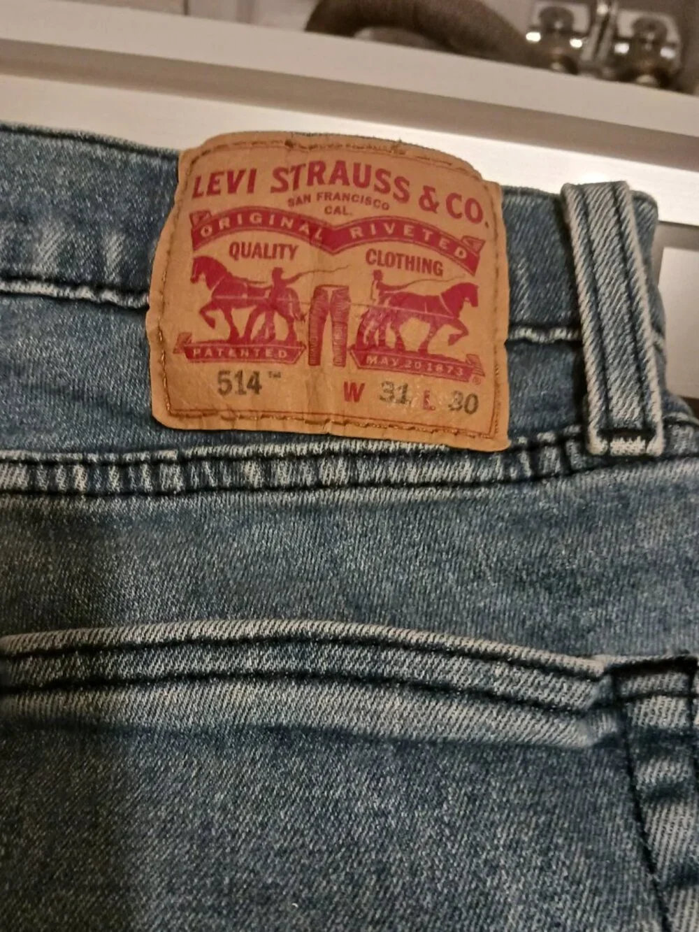 Levi's men's 514 jeans 31x30 used
